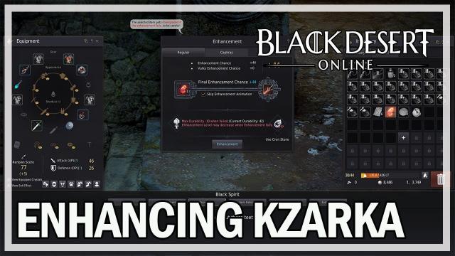 Black Desert Online - Enhancing Kzarka Kriegsmesser - My Luck In a Nutshell