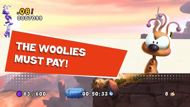 Bubsy: The Woolies Strike Back – Gameplay Trailer | PS4