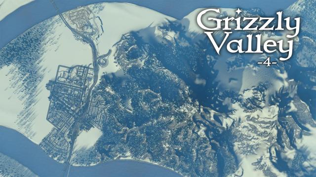 Cities Skylines (Snowfall) - Grizzly Valley [PART 4] "Snowy Mountains & Lift Hills"