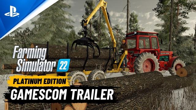 Farming Simulator 22 - Platinum Edition Gameplay Trailer | PS5 & PS4 Games