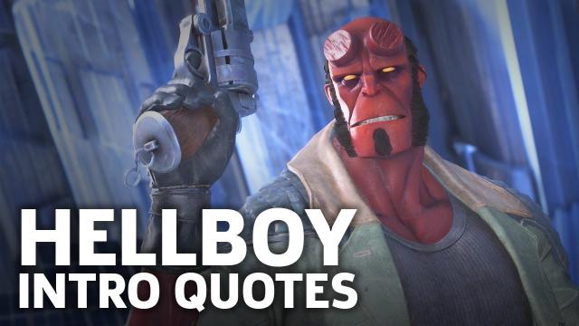 Injustice 2 - Hellboy's Intro Quotes With Every Character