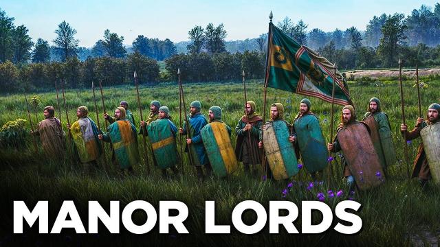 My First BATTLE with RAIDERS in Manor Lords! (#3)