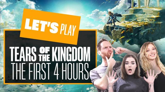 Tears Of The Kingdom: THE FIRST FOUR HOURS MEGASTREAM! Tears of the Kingdom Impressions + Review