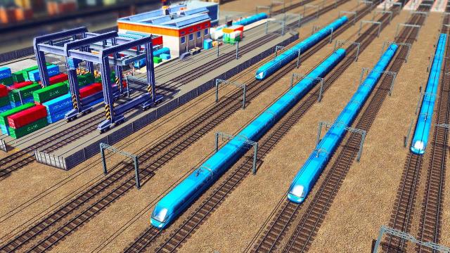 I Used Trains to Turn People in Products in Cities Skylines