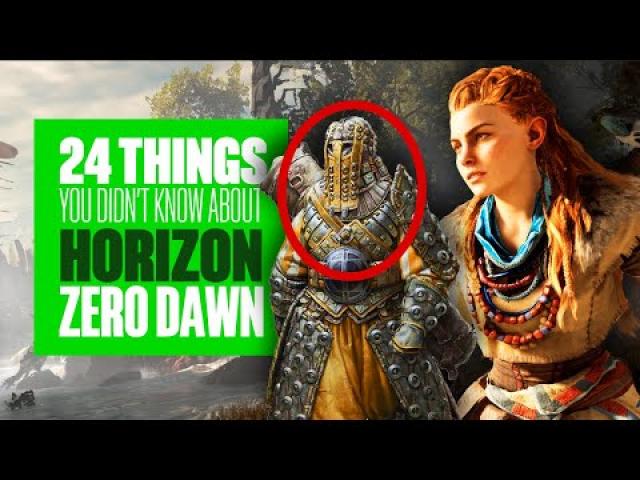 24 Things You Didn't Know About Horizon Zero Dawn (Even If You Played It)-HORIZON ZERO DAWN GAMEPLAY
