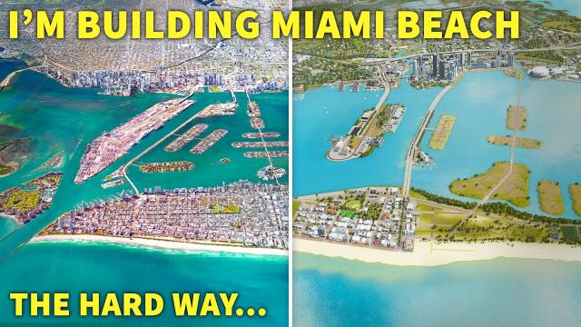 I'm building Miami Beach in Cities Skylines, the HARD way... | Sunset City 30