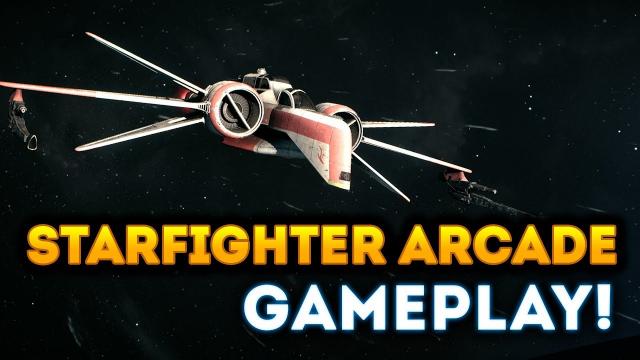 NEW Starfighter Arcade Gameplay - Star Wars Battlefront 2 Han Solo DLC Season 2