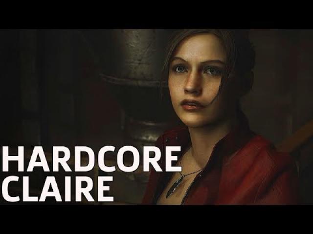 Resident Evil 2 Remake Claire Hardcore Gameplay