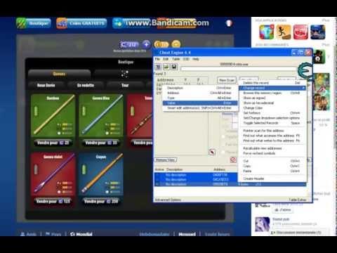Hack Pool Live Tour Coins Cheat Engine 6.4