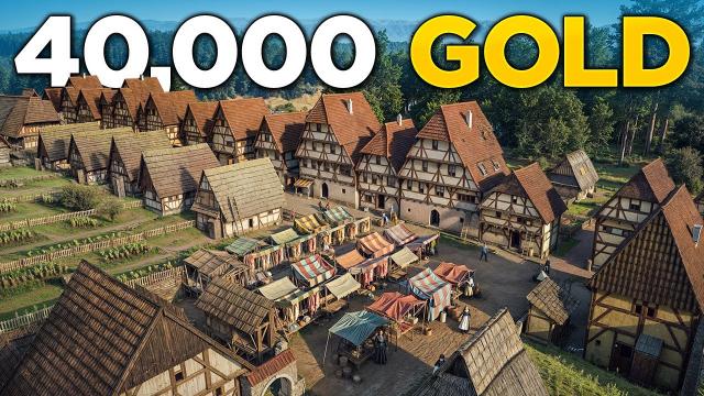 I somehow earned 40,000 GOLD in Manor Lords! (#7)