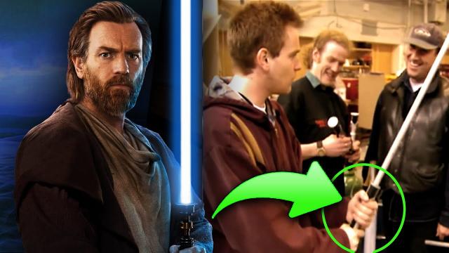 Ewan McGregor describes receiving his lightsaber for the first time