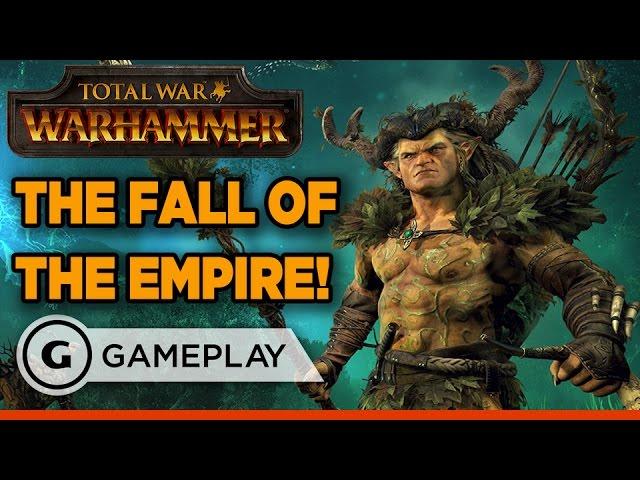 Total War: Warhammer - Wood Elf Siege Gameplay