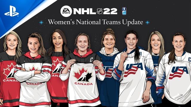 NHL 22 - IIHF Women's Hockey Update | PS5, PS4
