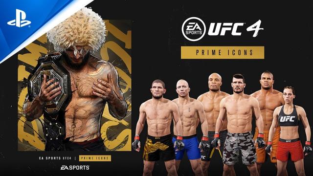 UFC 4 - Prime Icon Fighters Update Trailer | PS5, PS4