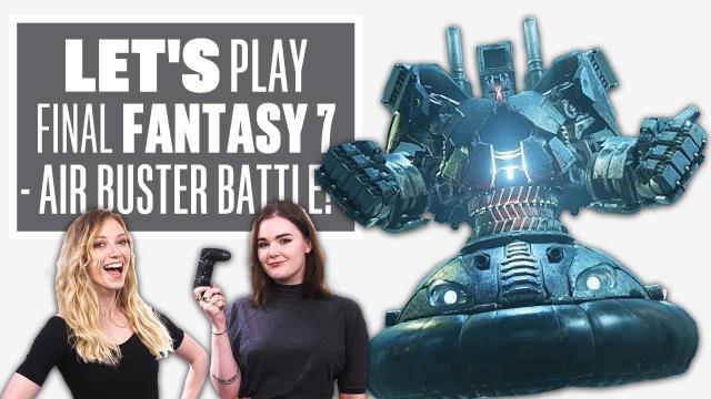 Let's Play Final Fantasy 7 Remake - MAMBO REACTOR FIVE & AIR BUSTER BATTLE!