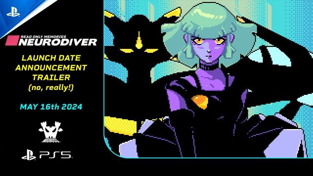 Read Only Memories: Neurodiver - Release Date Announce Trailer | PS5 Games