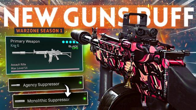 They added the MONOLITHIC SUPPRESSOR to New Weapons in Warzone! (Huge Range Buffs)
