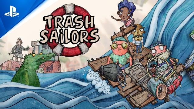 Trash Sailors - Launch Trailer | PS4 Games