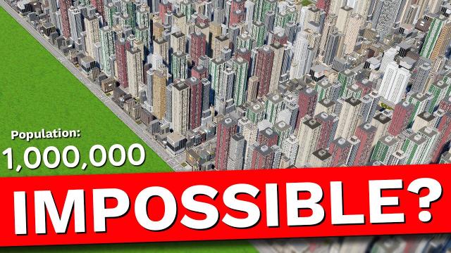 Is a 1,000,000 Population City POSSIBLE in Cities Skylines 2?