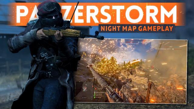 PANZERSTORM NIGHT MAP GAMEPLAY + 64-MAN RUSH! - Battlefield 5 (Battle of Hannut Grand Operation)