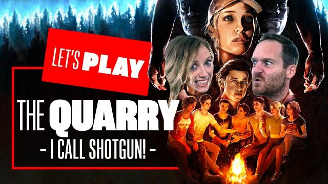 Let's Play The Quarry PS5 Part 2 - I CALL SHOTGUN! THE QUARRY PS5 GAMEPLAY