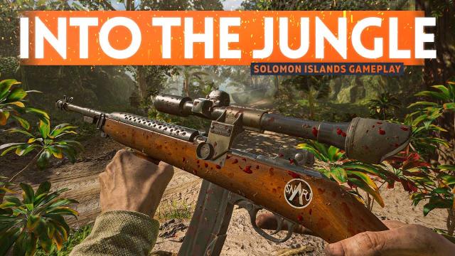 INCREDIBLE FIRST ROUND + CROCODILE! - Battlefield 5 Jungle Map Gameplay (Solomon Islands)