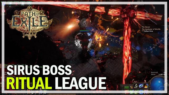 Path of Exile - Ritual League Sirus Boss - Cremation Necromancer