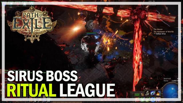Path of Exile - Ritual League Sirus Boss - Cremation Necromancer