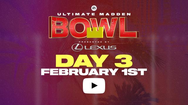 Madden 24 Ultimate Madden Bowl | Day 3 | Madden Championship Series