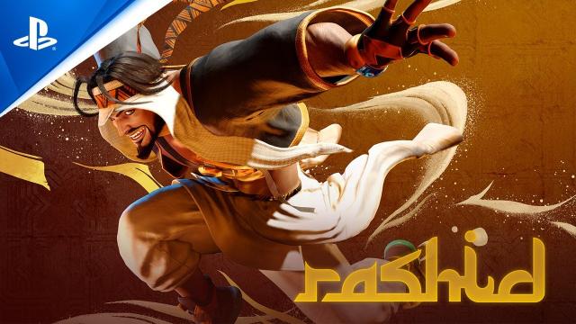 Street Fighter 6 - Rashid Gameplay Trailer | PS5 & PS4 Games