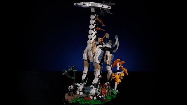 Brick By Brick Timelapse - Building the LEGO Tallneck #Shorts