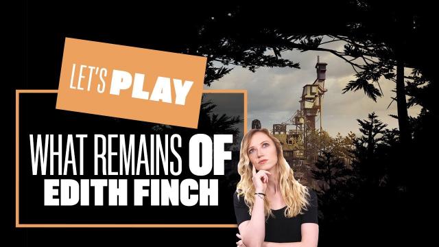 Let's Play What Remains of Edith Finch Part 1 - What Remains of Edith Finch PS5 Gameplay