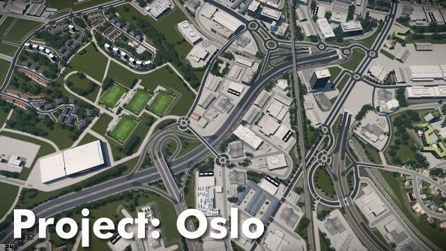 Cities: Skylines: Project Oslo (Part 4) - Industry & Highway Intersections