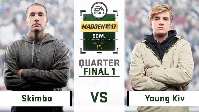Skimbo vs. Young Kiv (Recap) | Day 3 Quarterfinals | Madden Bowl 2017