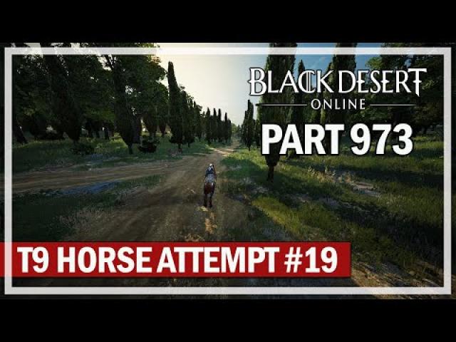 Black Desert Online - Let's Play Part 973 - T9 Horse Attempt 19