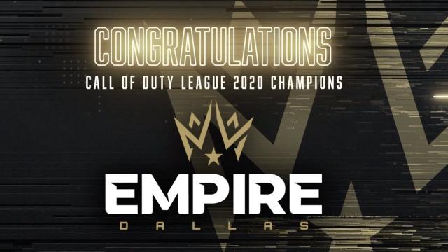 Honoring 2020 Call of Duty League™ Champions Dallas Empire