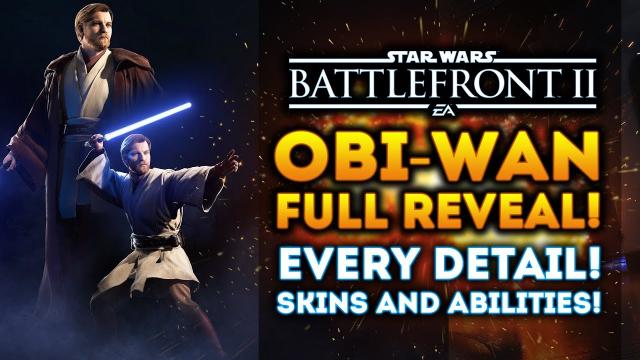 OBI-WAN KENOBI: Full Reveal! Skins! Star Cards! Star Wars Battlefront 2 Clone Wars DLC