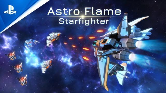 Astro Flame: Starfighter - Release Trailer | PS5 & PS4 Games