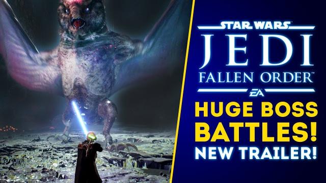 New Jedi Fallen Order Trailer Breakdown! HUGE Boss Battles, Story Teases, Character Details!