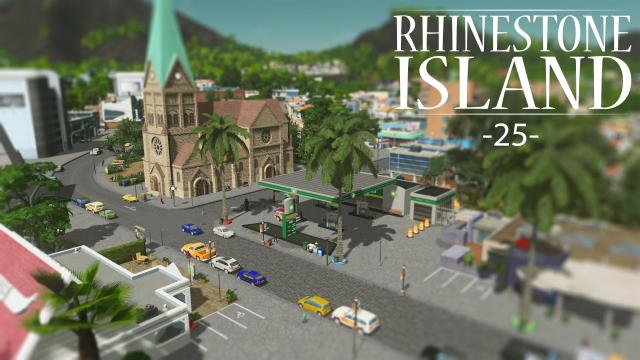 Cities Skylines - Rhinestone Island [PART 25] "Rural Town & Trailhead"