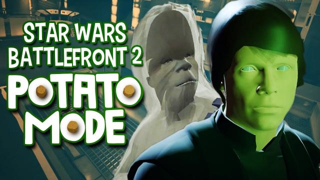 We Make A Star Wars Movie With Battlefront 2's Lowest Settings | Potato Mode