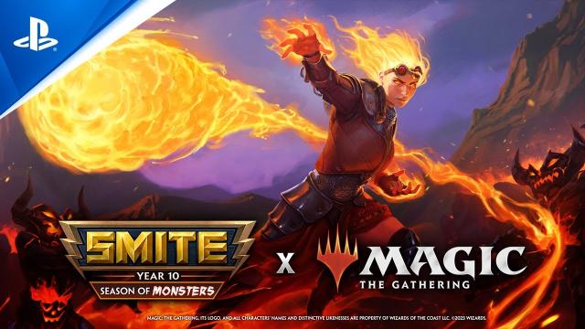 Smite - Magic: The Gathering Reveal Trailer | PS4 Games