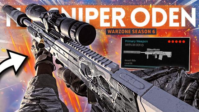 Trying the ODEN SNIPER Class Setup in Warzone and it's BRUTAL!