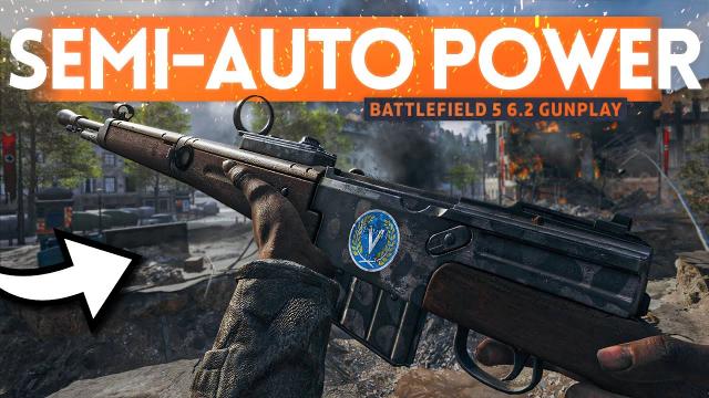 Semi-Auto Rifles NOW DOMINATE In Battlefield 5 Update 6.2!