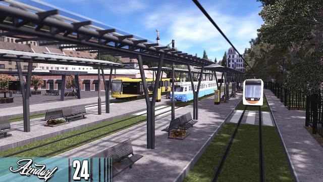 Cities Skylines: ARNDORF - Lustenau Tram Station #24