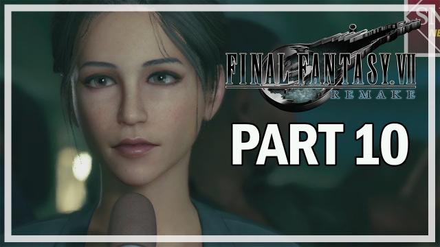 Final Fantasy 7 Remake Let's Play Part 10 - Shinra (Gameplay & Commentary)
