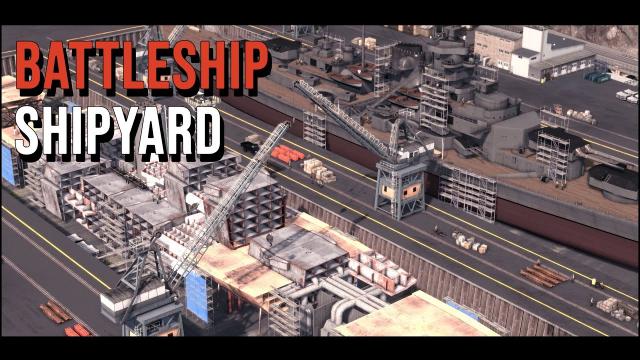 Cities Skylines Arsenal [1] Battleship shipyard