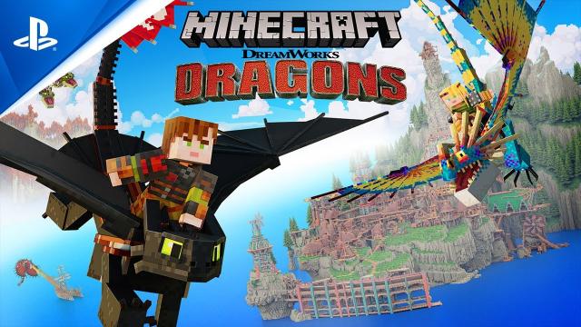 Minecraft - Dreamworks Dragons DLC Available Now | PS4