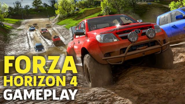 Forza Horizon 4 Gameplay: All 4 Seasons In 10 Minutes | Gamescom 2018