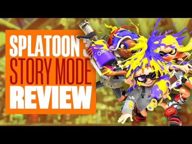 Splatoon 3 Story Mode Review - SPLATOON 3 STORY MODE SINGLEPLAYER NEW GAMEPLAY